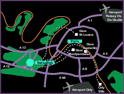 Versailles et autoroutes